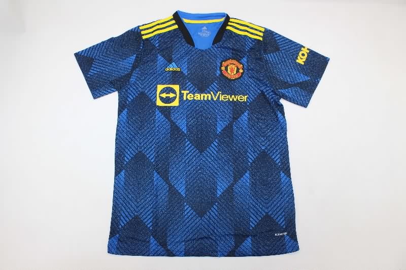 AAA(Thailand) Manchester United 2021/22 Third Retro Soccer Jersey
