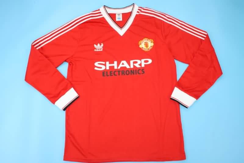 AAA(Thailand) Manchester United 1982/83 Home Retro Long Jersey