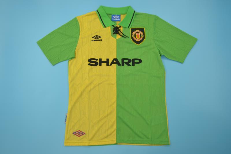 AAA(Thailand) Manchester United 92/94 Third Retro Soccer Jersey