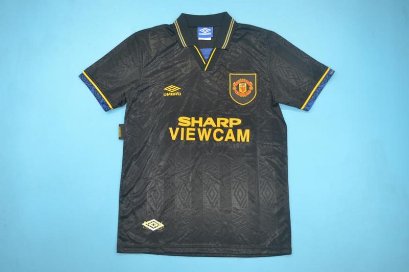 AAA(Thailand) Manchester United 93/95 Away Retro Soccer Jersey
