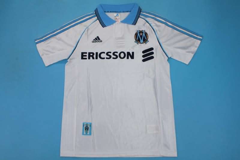 AAA(Thailand) Marseilles 98/99 Home Retro Soccer Jersey