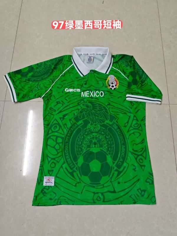 AAA(Thailand) Mexico 1997 Home Retro Soccer Jersey