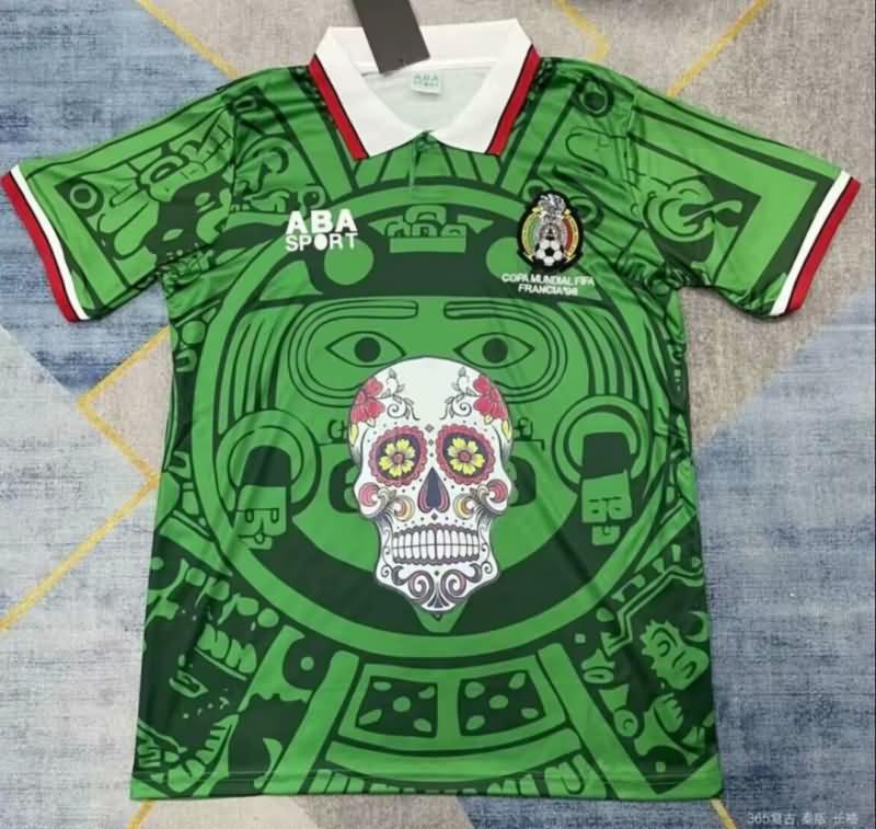 AAA(Thailand) Mexico 1998 Special Retro Soccer Jersey