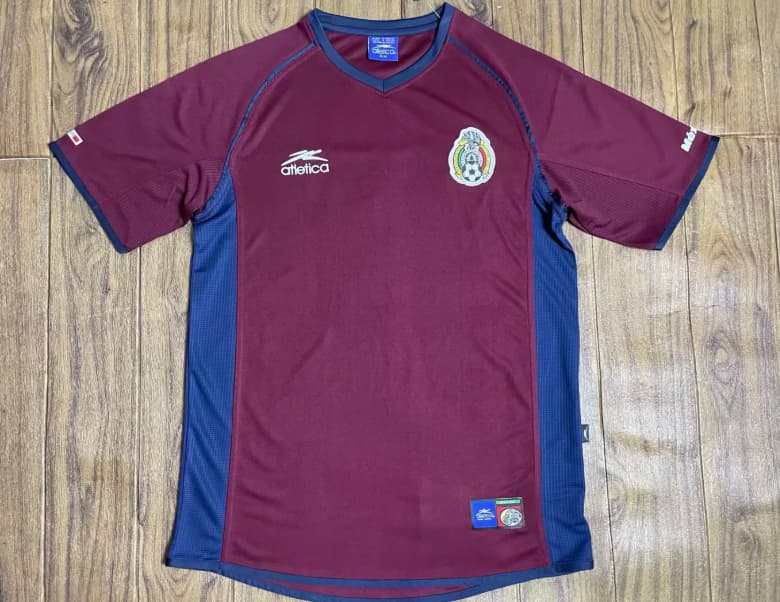 AAA(Thailand) Mexico 2002 Third Retro Soccer Jersey