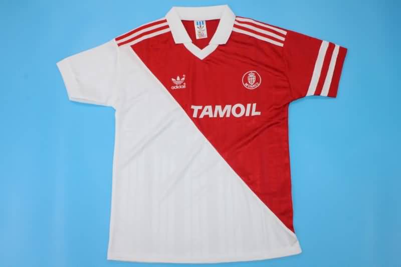 AAA(Thailand) Monaco 1992/94 Home Retro Soccer Jersey