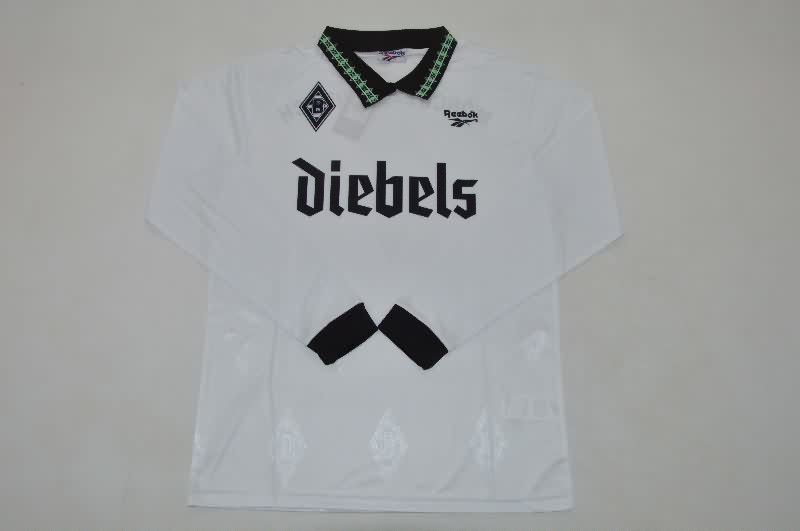 AAA(Thailand) Monchengladbach 1995/96 Home Long Sleeve Retro Soccer Jersey