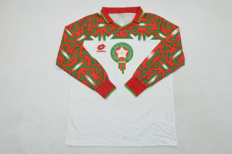 AAA(Thailand) Morocco 1994/95 Third Retro Long Sleeve Soccer Jersey