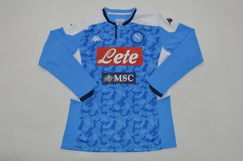 AAA(Thailand) Napoli 2019/20 Home Long Sleeve Retro Soccer Jersey