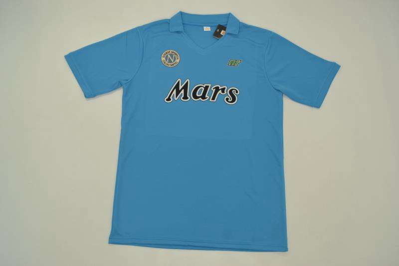 AAA(Thailand) Napoli 1989/90 Retro Home Soccer Jersey
