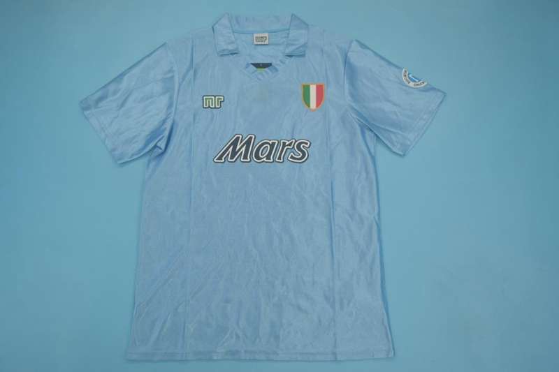 AAA(Thailand) Napoli 1990/91 Retro Home Soccer Jersey