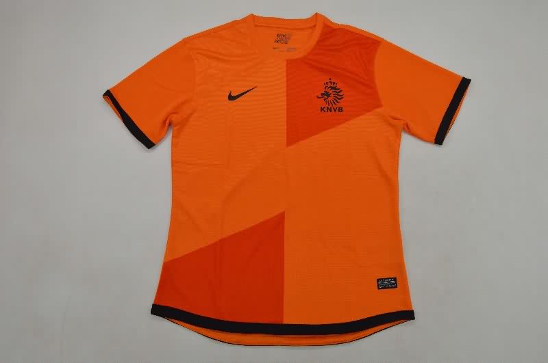 AAA(Thailand) Netherlands 2012 Home Retro Soccer Jersey