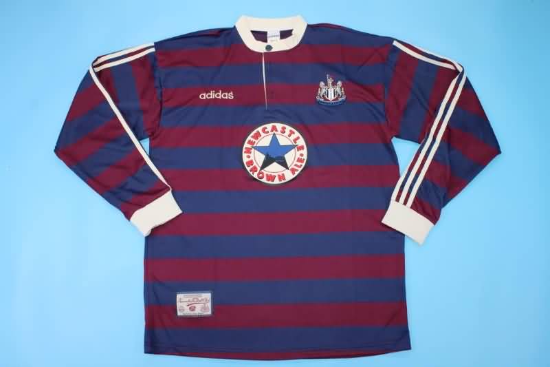 AAA(Thailand) Newcastle United 1995/96 Away Long Retro Soccer Jersey