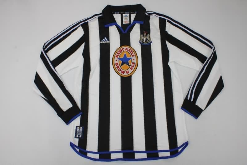 AAA(Thailand) Newcastle United 1999/00 Home Long Retro Soccer Jersey