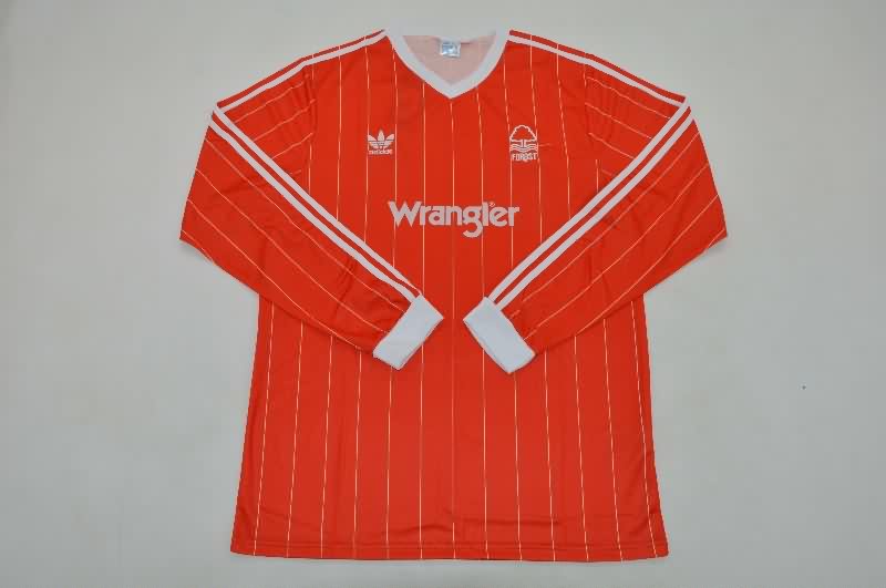 AAA(Thailand) Nottingham Forest 1979 Home Retro Long Sleeve Soccer Jersey