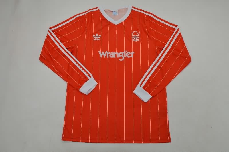 AAA(Thailand) Nottingham Forest 1982/84 Home Retro Long Sleeve Soccer Jersey