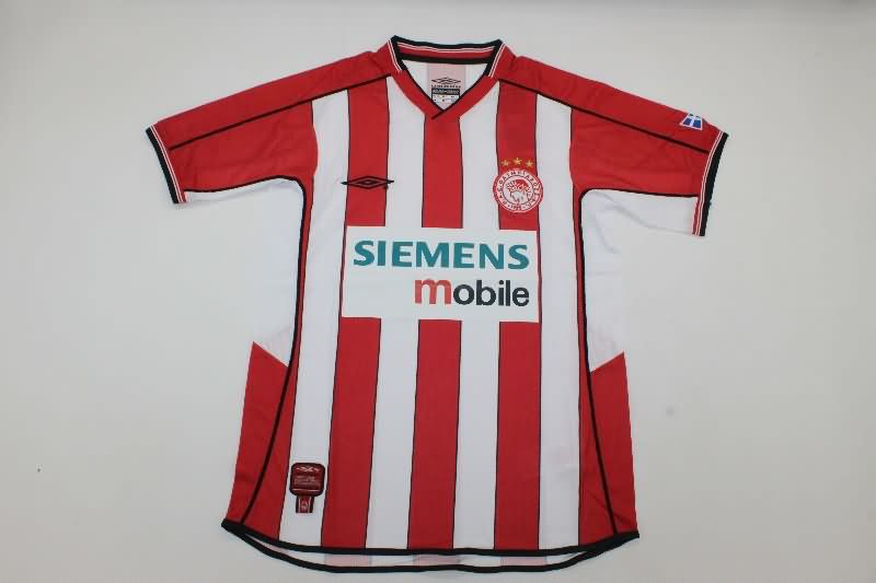 AAA(Thailand) Olympiacos 2002/03 Home Retro Soccer Jersey