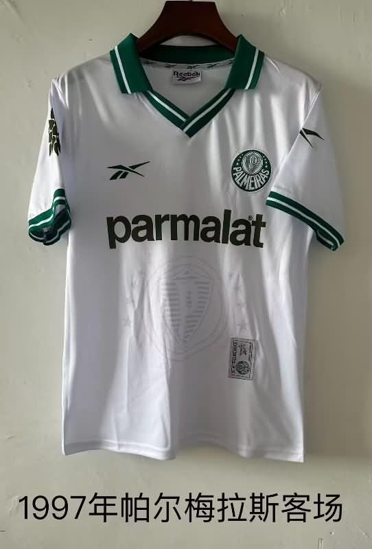 AAA(Thailand) Palmeiras 1997 Away Retro Soccer Jersey