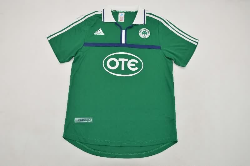 AAA(Thailand) Panathinaikos 2000/01 Home Retro Soccer Jersey