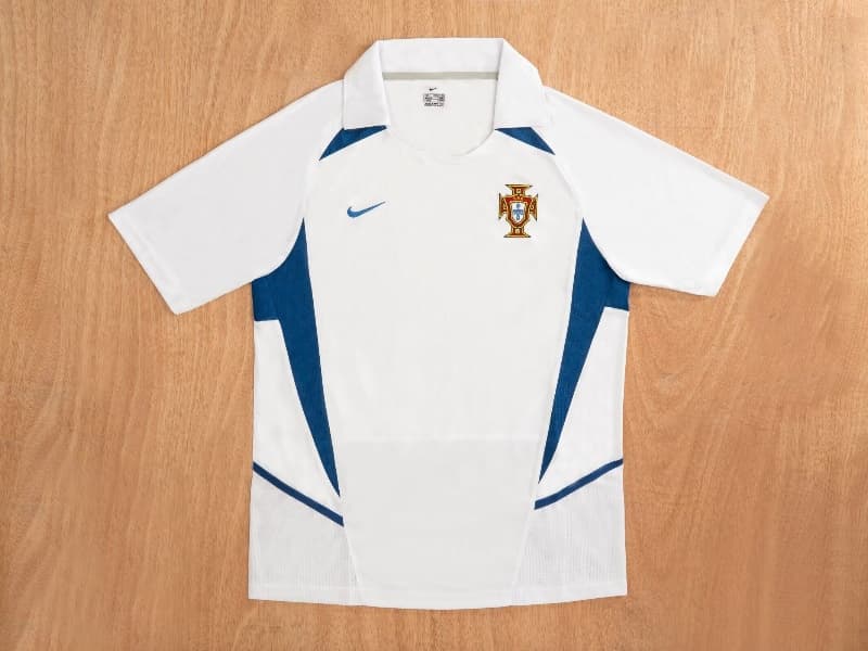 AAA(Thailand) Portugal 2002 Away Retro Soccer Jersey