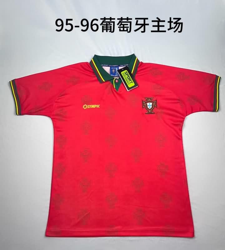 AAA(Thailand) Portugal 1995/96 Home Retro Soccer Jersey