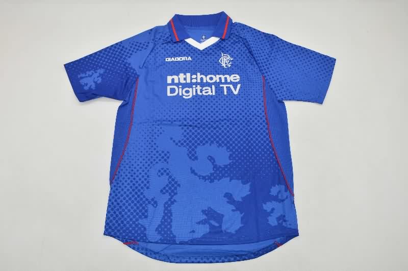 AAA(Thailand) Rangers 2002/03 Home Retro Soccer Jersey