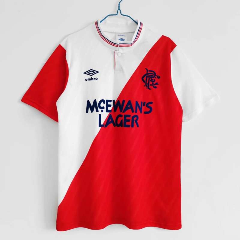 AAA(Thailand) Rangers 1987/88 Away Retro Soccer Jersey
