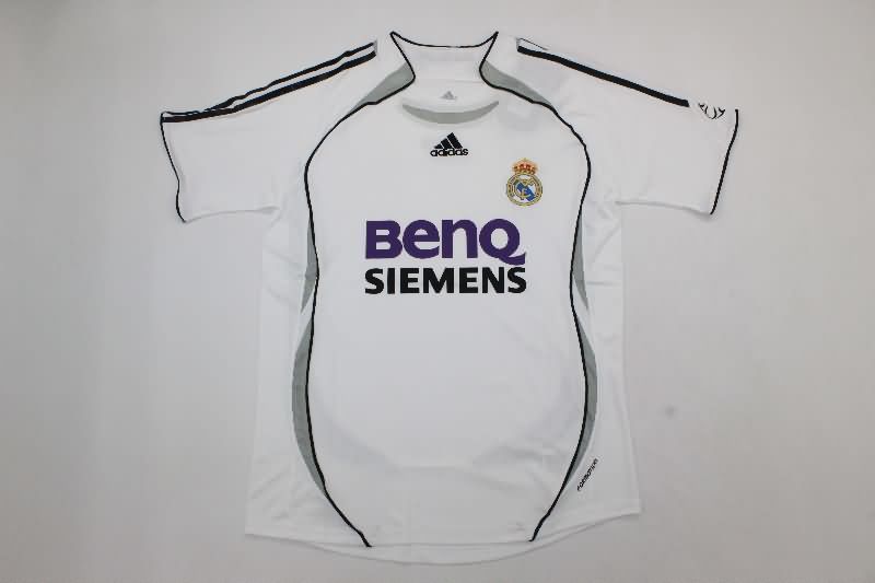 AAA(Thailand) Real Madrid 2006/07 Home Retro Soccer Jersey (Player)
