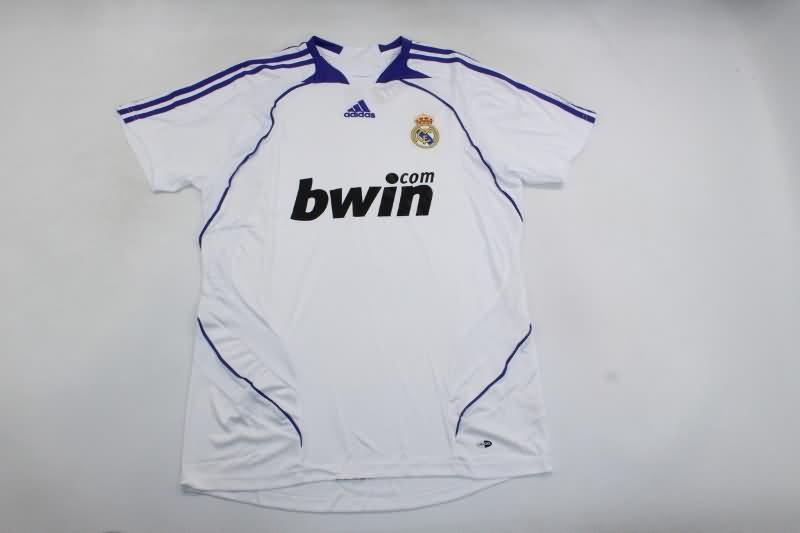 AAA(Thailand) Real Madrid 07/08 Retro Home Soccer Jersey