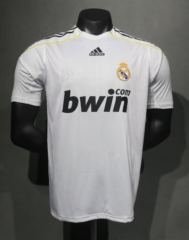 AAA(Thailand) Real Madrid 2009/10 Home Retro Soccer Jersey (Player)