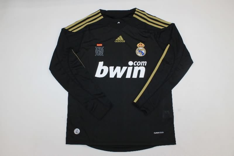 AAA(Thailand) Real Madrid 2009/10 Third Retro Long Sleeve Soccer Jersey