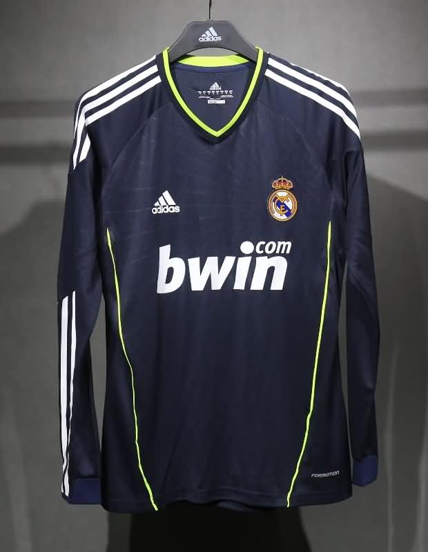 AAA(Thailand) Real Madrid 2010/11 Away Long Retro Soccer Jersey (Player)