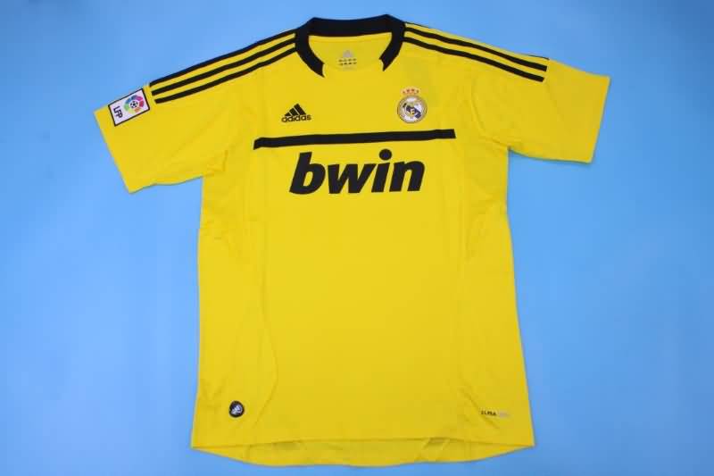 AAA(Thailand) Real Madrid 11/12 Retro Goalkeeper Yellow Soccer Jersey