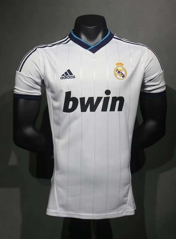 AAA(Thailand) Real Madrid 2012/13 Home Retro Soccer Jersey (Player)