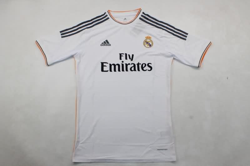 AAA(Thailand) Real Madrid 2013/14 Home Retro Soccer Jersey (Player)