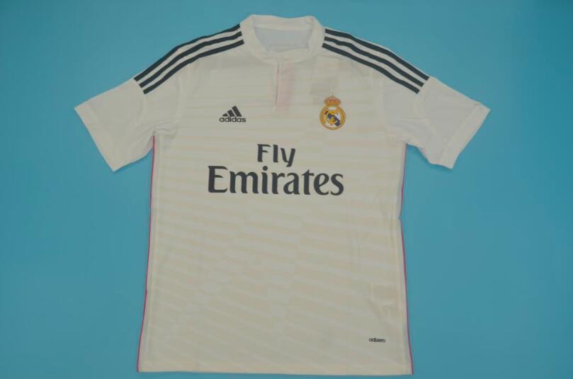 AAA(Thailand) Real Madrid 14/15 Retro Home Soccer Jersey(Player)