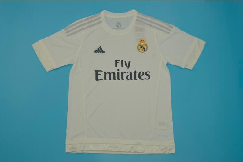 AAA(Thailand) Real Madrid 15/16 Retro Home Soccer Jersey