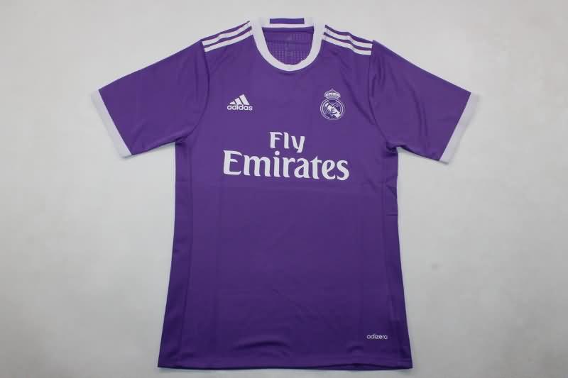 AAA(Thailand) Real Madrid 2016/17 Away Retro Soccer Jersey (Player)