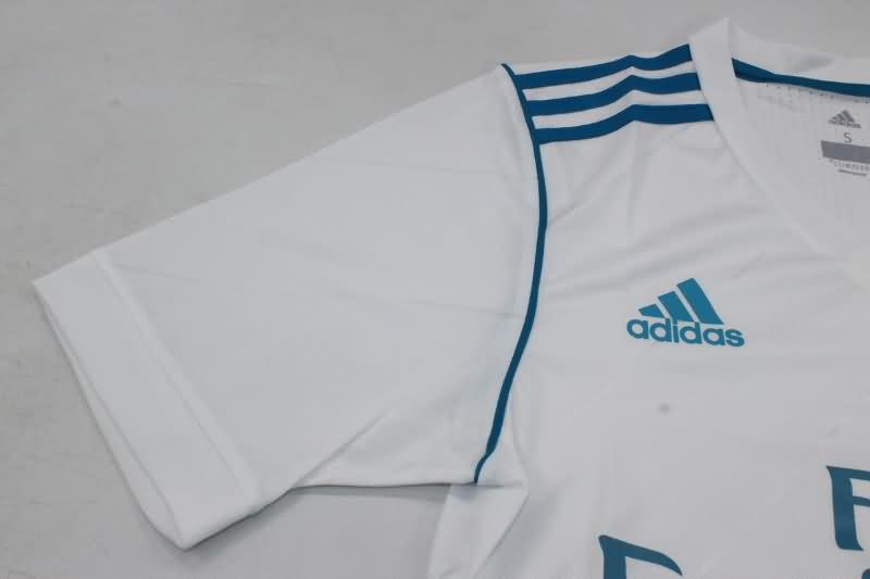 AAA(Thailand) Real Madrid 2017/18 Home Retro Soccer Jersey (Player)