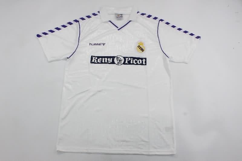 AAA(Thailand) Real Madrid 1989/90 Home Retro Soccer Jersey