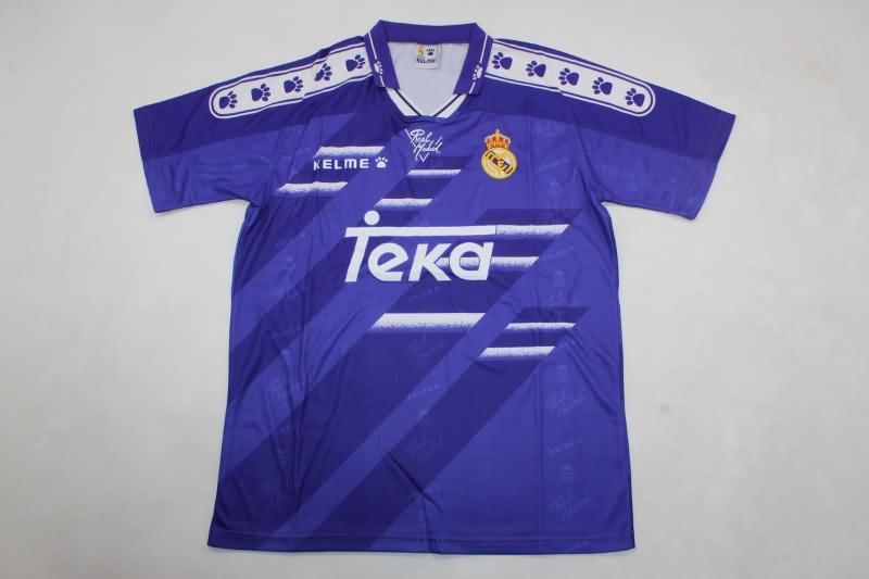 AAA(Thailand) Real Madrid 94/96 Retro Away Soccer Jersey