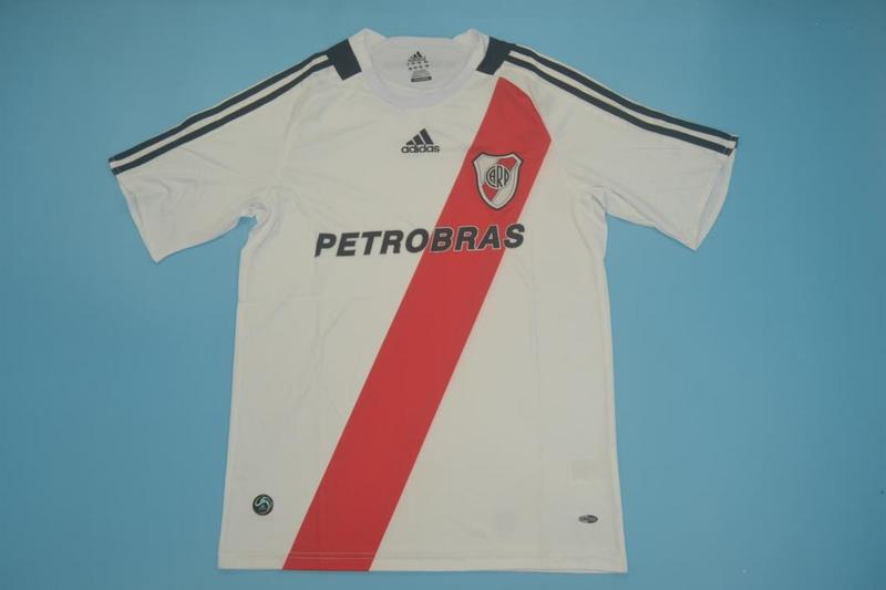 AAA(Thailand) River Plate 2008/09 Retro Home Soccer Jersey
