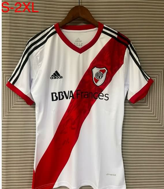 AAA(Thailand) River Plate 2013/14 Home Retro Soccer Jersey