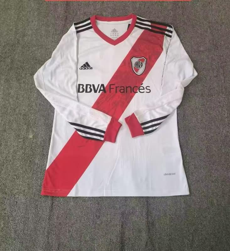 AAA(Thailand) River Plate 2013/14 Home Long Retro Soccer Jersey