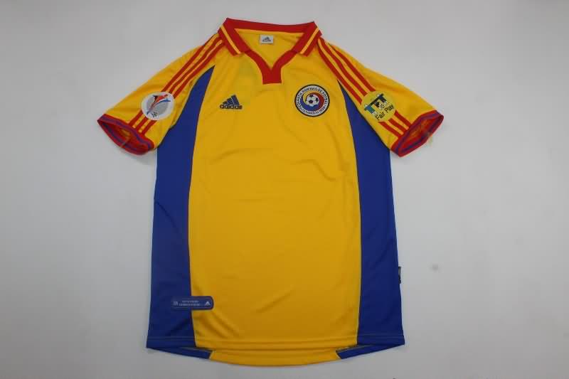 AAA(Thailand) Romania 2000 Home Retro Soccer Jersey