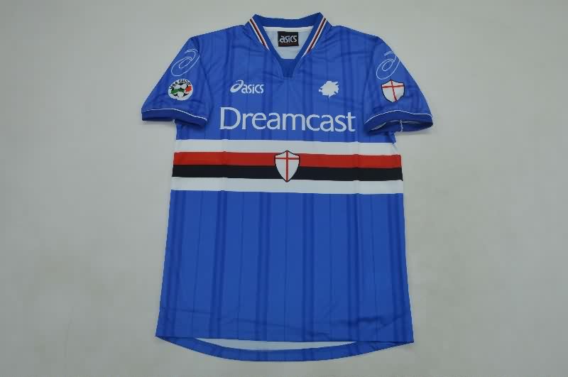 AAA(Thailand) Sampdoria 2000/01 Home Retro Soccer Jersey