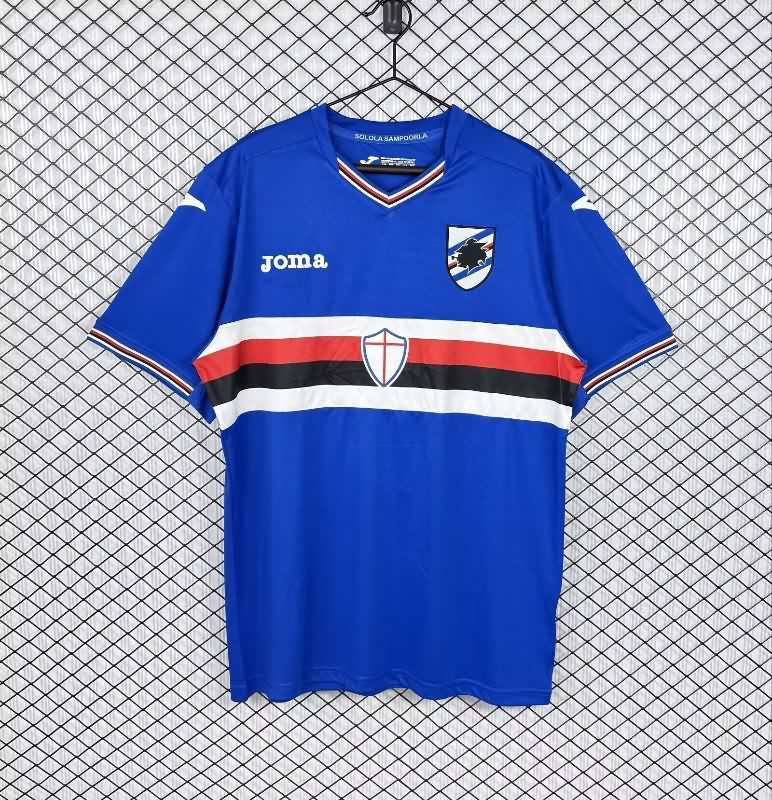 AAA(Thailand) Sampdoria 2016/17 Home Retro Soccer Jersey AAA(Thailand) Sampdoria 2016/17 Home Retro Soccer Jersey