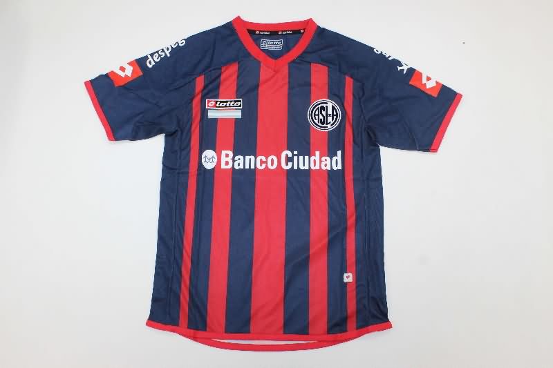 AAA(Thailand) San Lorenzo 2013/14 Home Retro Soccer Jersey