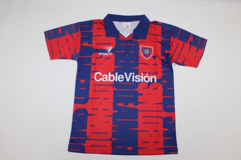 AAA(Thailand) San Lorenzo 1995/96 Home Retro Soccer Jersey