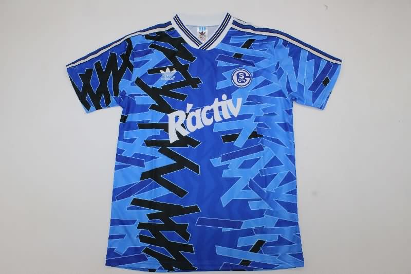 AAA(Thailand) Schalke 04 1992/93 Home Retro Soccer Jersey