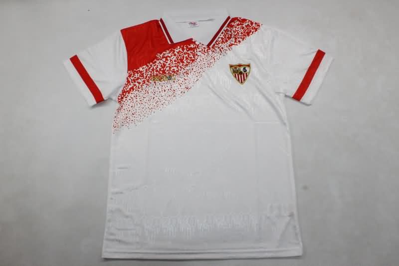 AAA(Thailand) Sevilla 1993/94 Home Retro Soccer Jersey